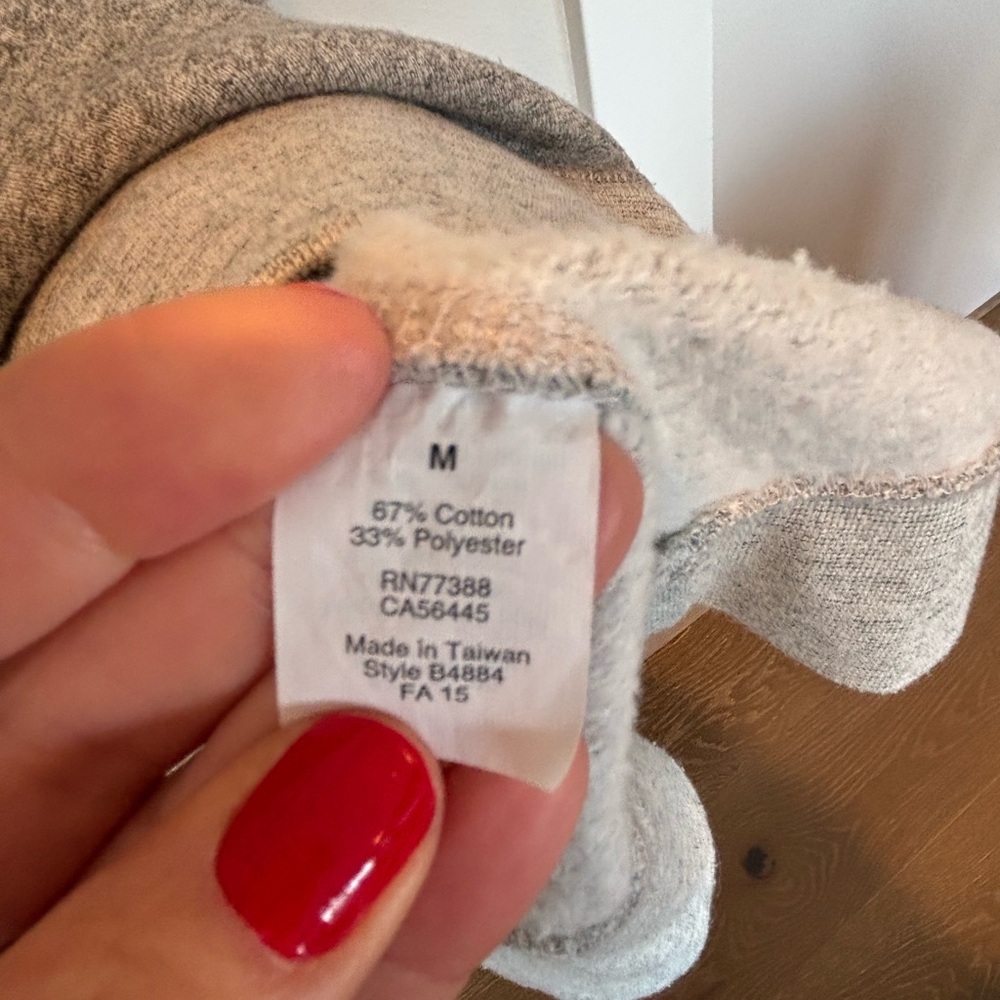 J. Crew Light Gray Sweatshirt Dress - Picture 4 of 4